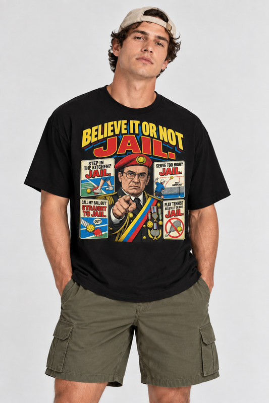 Believe It or Not, Jail Pickleball T-Shirt