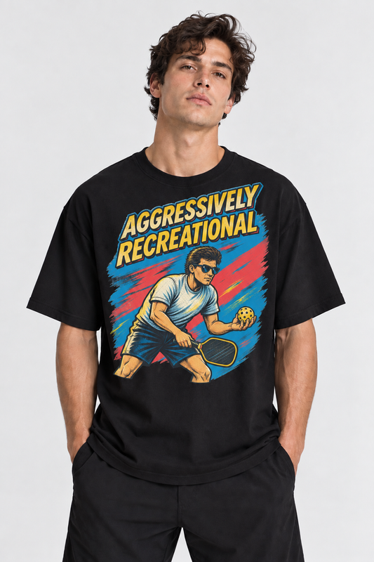 Aggressively Recreational Pickleball T-shirt