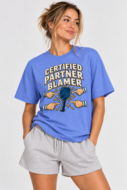 Certified Partner Blamer Pickleball T-shirt