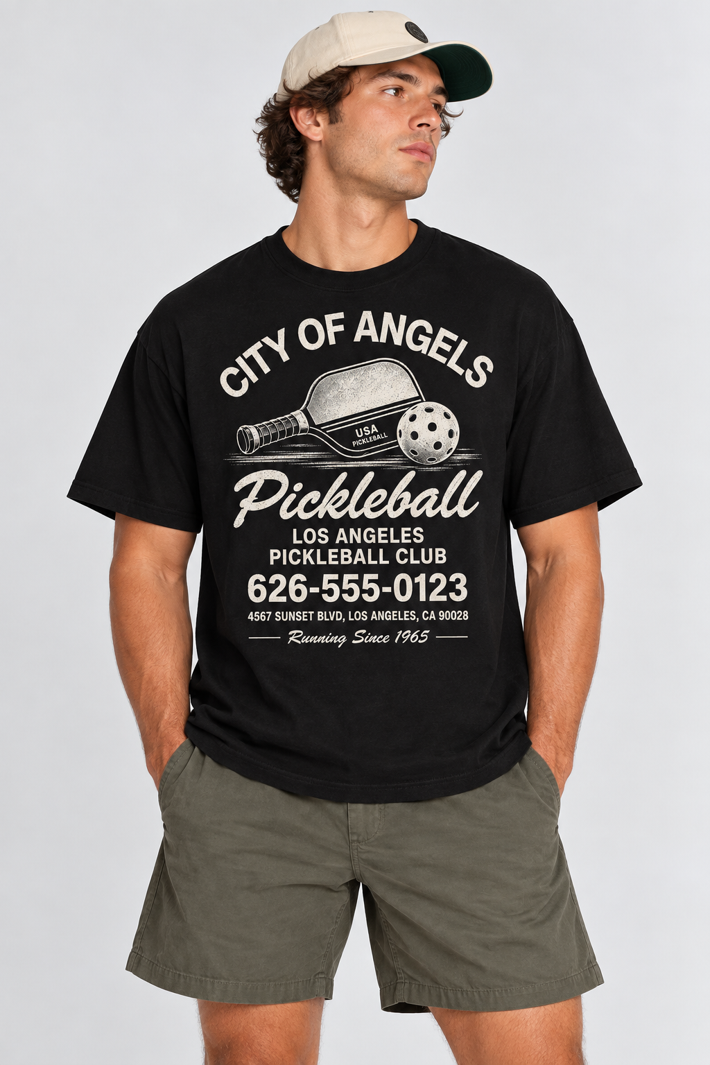 City of Angels Pickleball Club Vintage T-Shirt