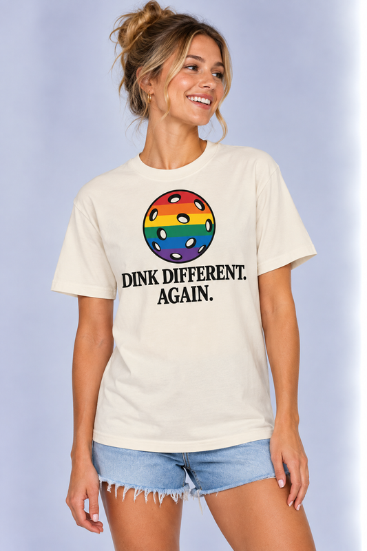 Dink Different. Again. Pickleball T-Shirt
