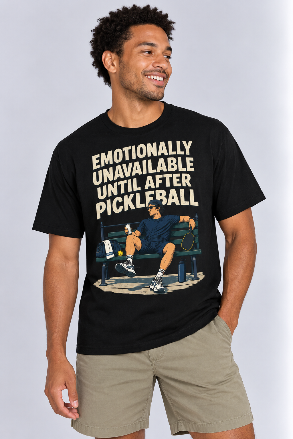 Emotionally Unavailable Pickleball T-shirt