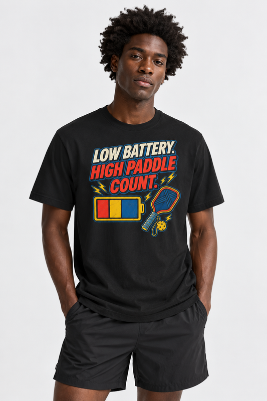 Low Battery High Paddle Count T-shirt