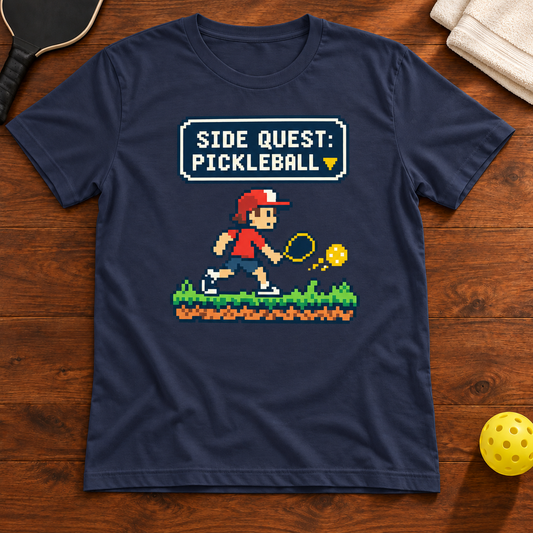 Side Quest Pickleball T-Shirt, Mockup 02