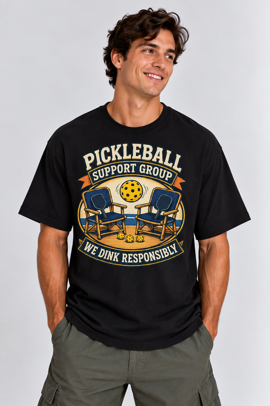 Pickleball Support Group We Dink Responsibly T-shirt