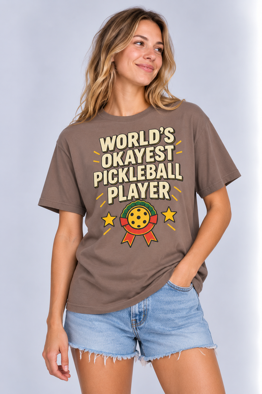 World’s Okayest Pickleball Player T-shirt