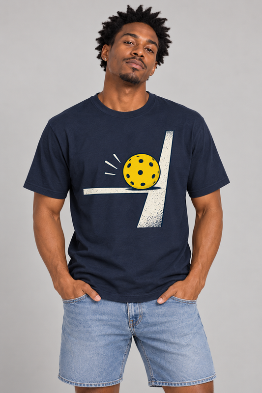 Model wearing Kitchen Line Pickleball T-Shirt
